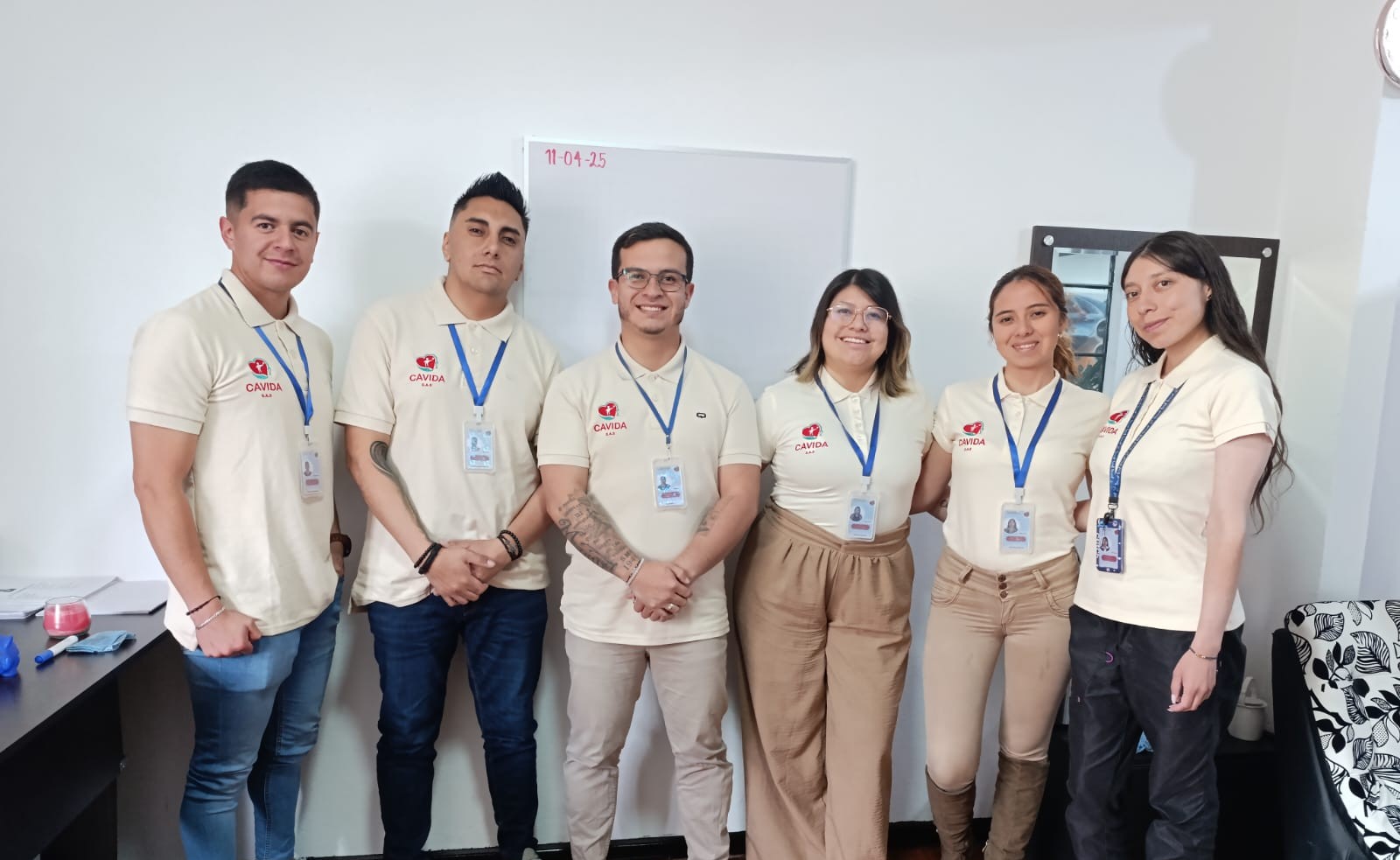 Foto del equipo humano de cavida